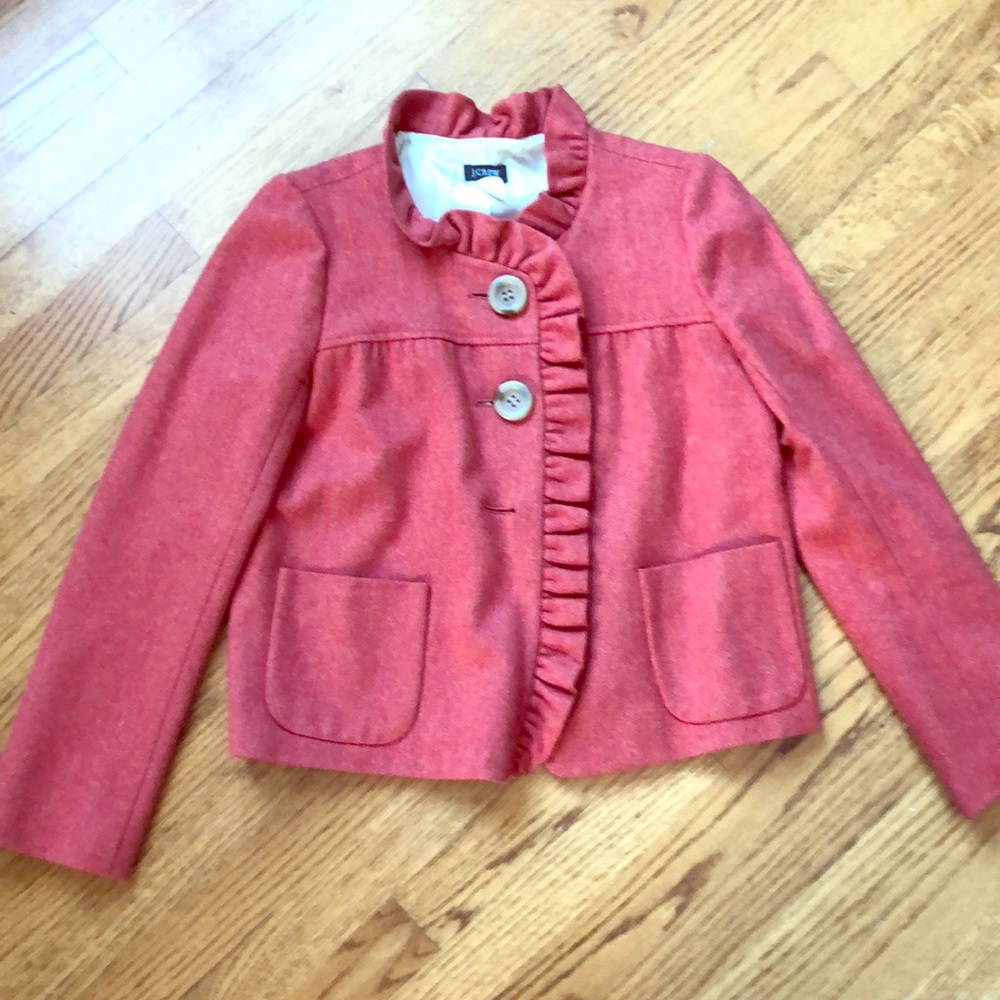 JCrew Tweed Mauve Jacket
